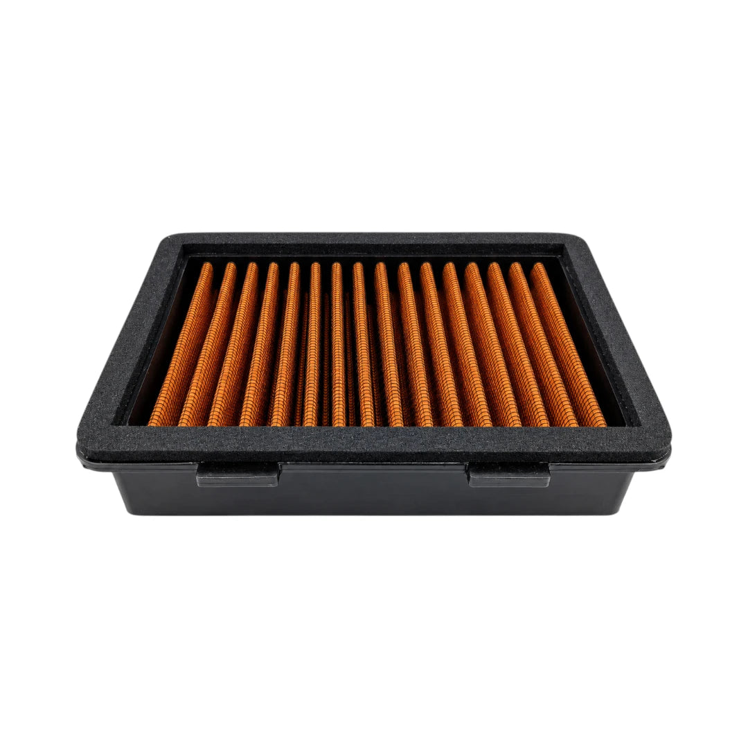 Sprint Filter P08 performance air filter for Aprilia RS 457 with orange polyester media and black frame