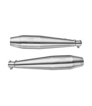 Red Rooster Performance Exhaust For Interceptor 650 - Stellar Brushed Matte - Motodrift