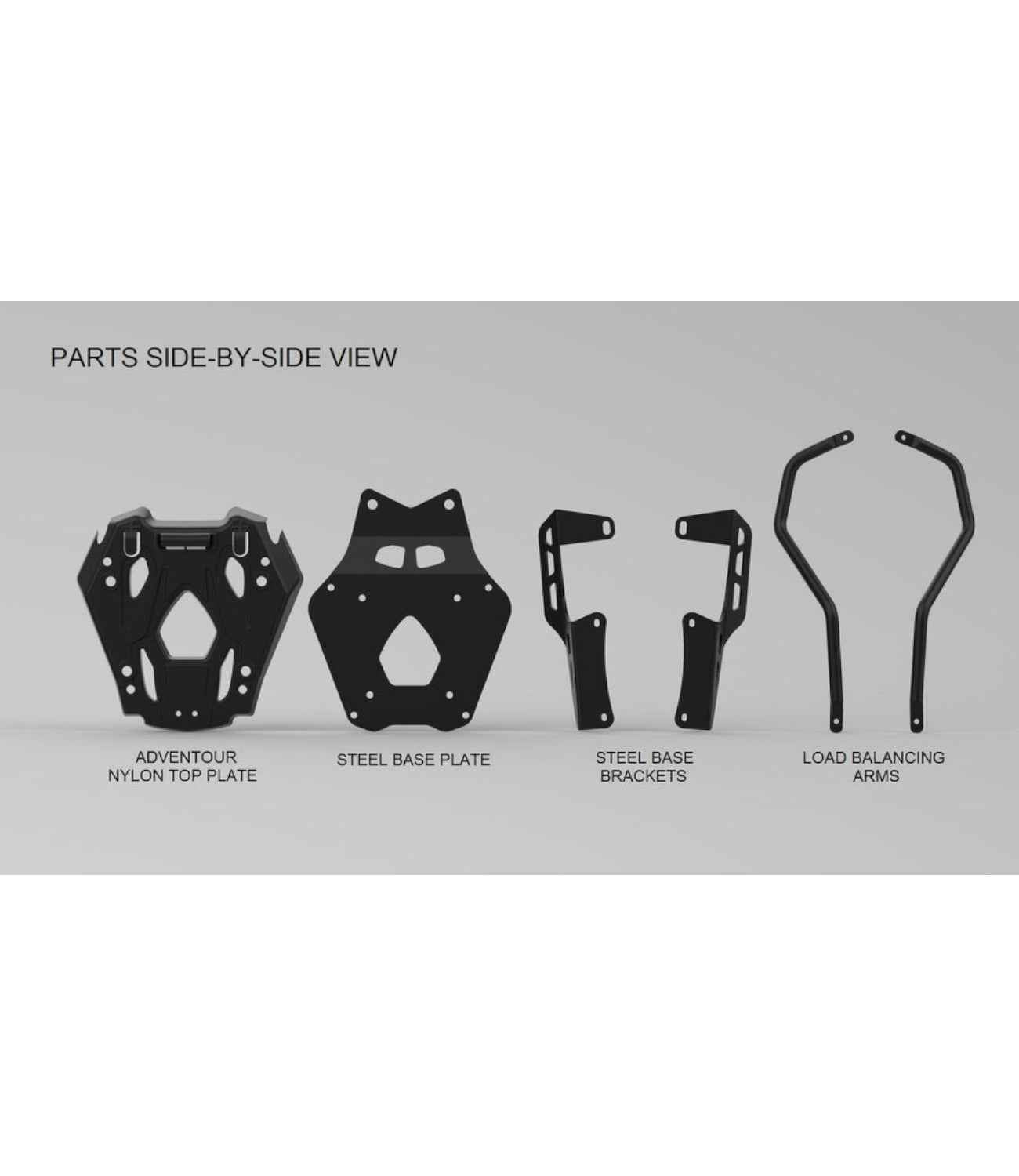 Carbon Racing AdvenTOUR Multi-Point Top Rack For KTM Adventure 250 / 390 - Motodrift