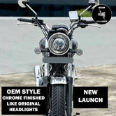 Vaishnu LED Touring Headlight For Honda CB 350 H'ness / RS - Motodrift