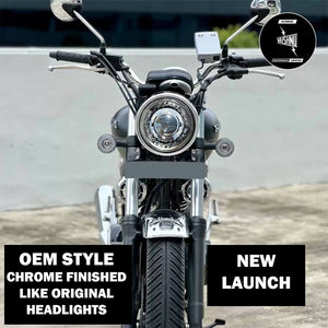 Vaishnu LED Touring Headlight For Honda CB 350 H'ness / RS - Motodrift