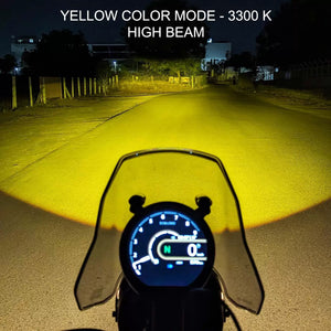 Vaishnu LED Touring Headlight For Royal Enfield Guerrilla / Himalayan 450 - Motodrift