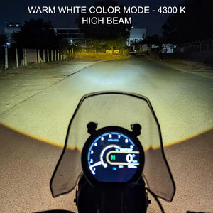 Vaishnu LED Touring Headlight For Royal Enfield Guerrilla / Himalayan 450 - Motodrift
