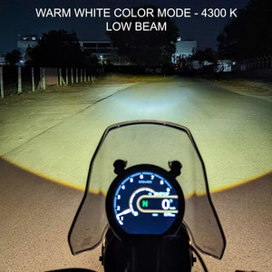 Vaishnu LED Touring Headlight For Royal Enfield Guerrilla / Himalayan 450 - Motodrift