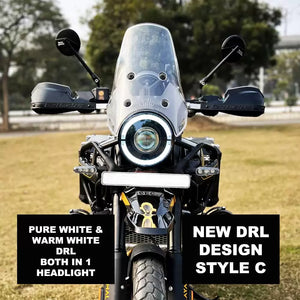 Vaishnu LED Touring Headlight For Royal Enfield Guerrilla / Himalayan 450 - Motodrift