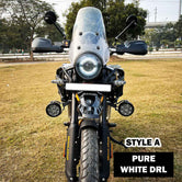 Vaishnu LED Touring Headlight For Royal Enfield Guerrilla / Himalayan 450 - Motodrift