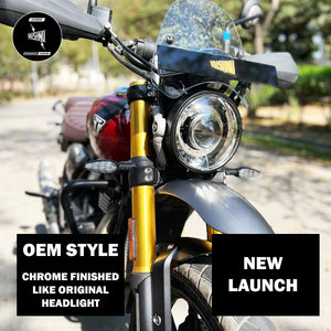 Vaishnu LED Touring Headlight For Triumph Speed 400 / Scrambler 400 - OEM Style - Motodrift