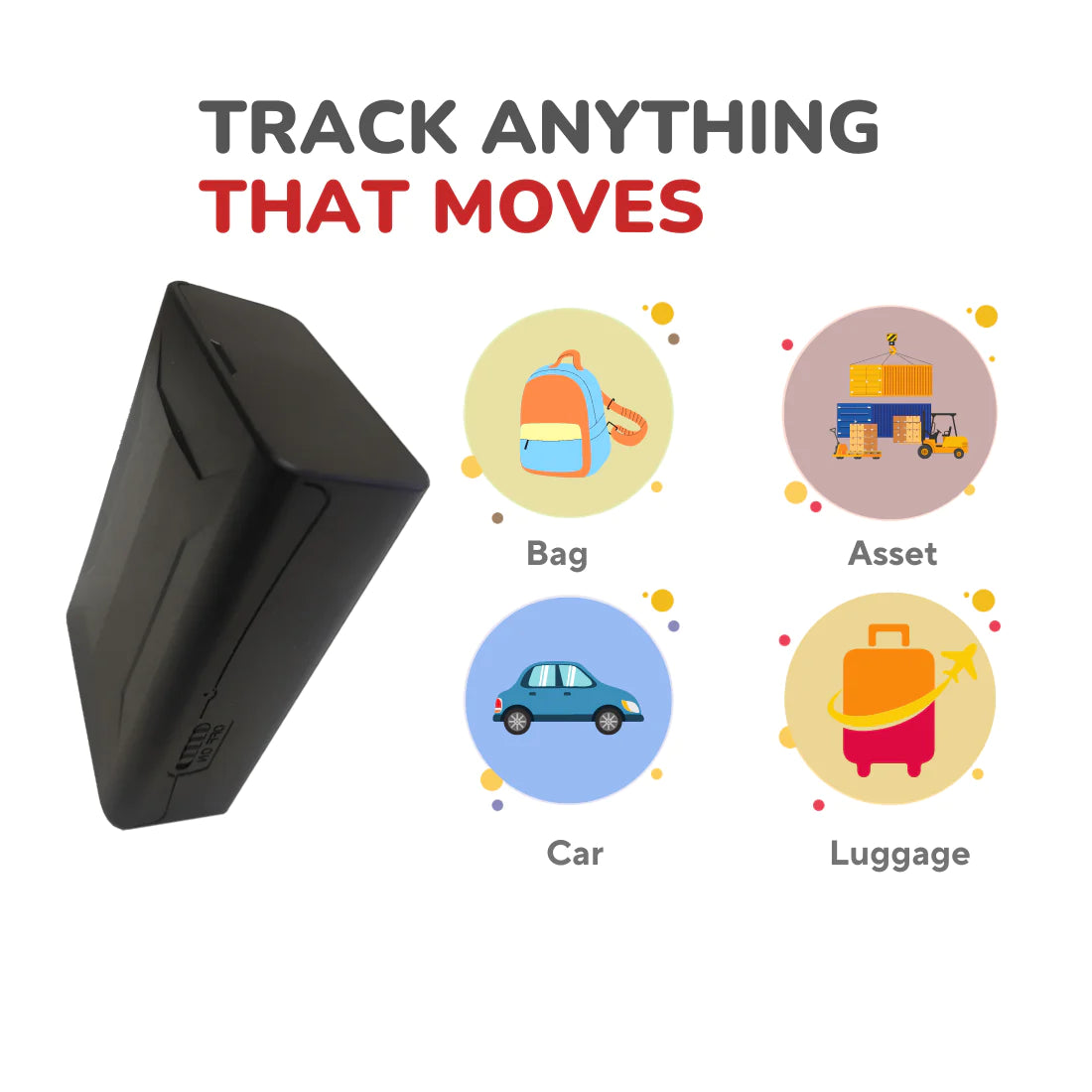 Fleettrack Plus - 10000 mAH Wireless GPS Tracker - Motodrift