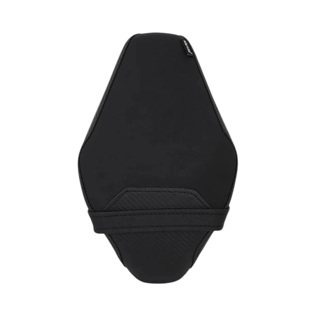 Wolfline black sportsliner motorcycle seat for Kawasaki Z900 with streamlined profile and textured finish